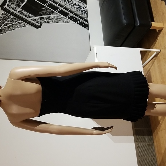 Vintage Strapless Little Black Dress by Algo Petite / Sz 4 / Black - Picture 9 of 17